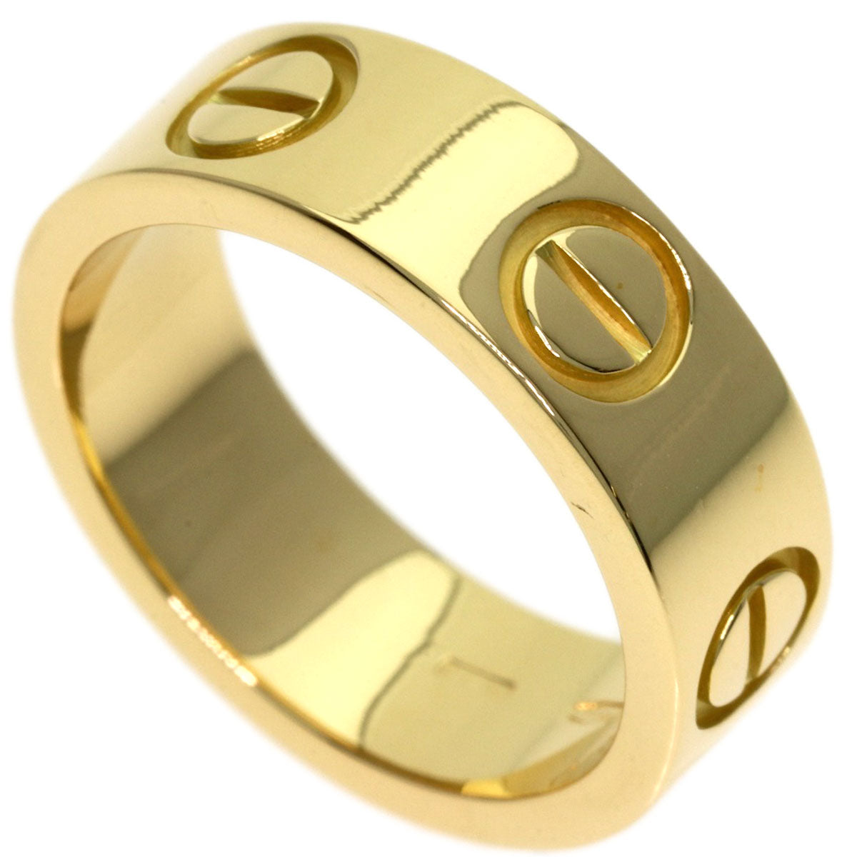 CARTIER love ring #45 Ring K18 Yellow Gold Ladies [Used]