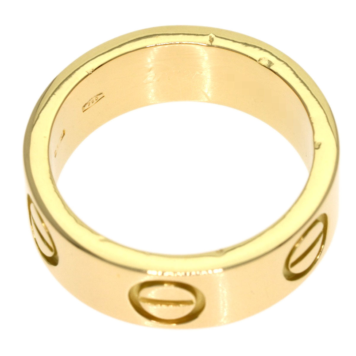 CARTIER love ring #45 Ring K18 Yellow Gold Ladies [Used]