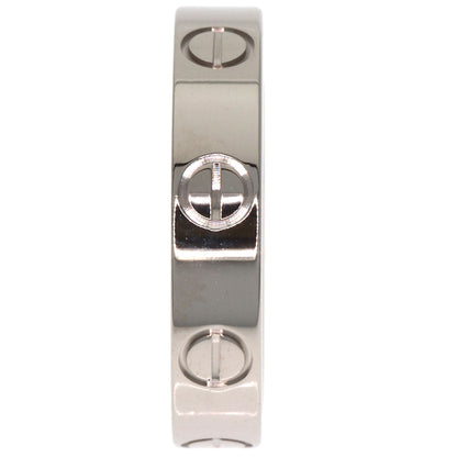 CARTIER Mini love ring # 47 Ring K18 White Gold Ladies [Used]