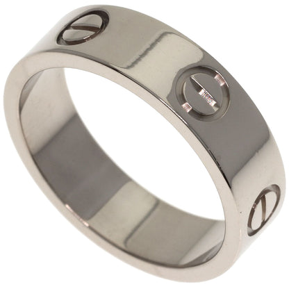 CARTIER love ring #55 Ring K18 White Gold Ladies [Used]