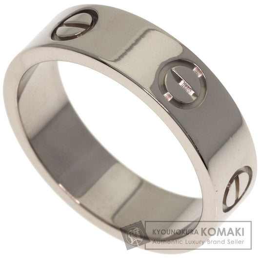 CARTIER love ring #55 Ring K18 White Gold Ladies [Used]