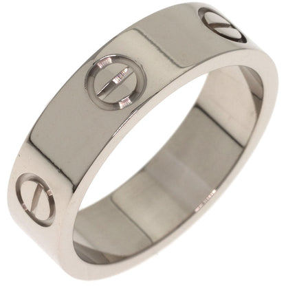 CARTIER love ring #55 Ring K18 White Gold Ladies [Used]