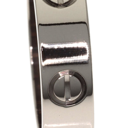 CARTIER love ring #55 Ring K18 White Gold Ladies [Used]