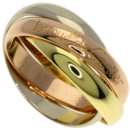 CARTIER Trinity #50 Ring K18 Yellow Gold K18 White GoldLadies [Used]