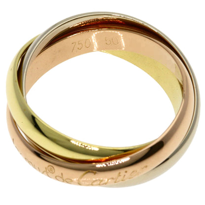CARTIER Trinity #50 Ring K18 Yellow Gold K18 White GoldLadies [Used]