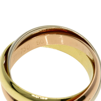 CARTIER Trinity #50 Ring K18 Yellow Gold K18 White GoldLadies [Used]