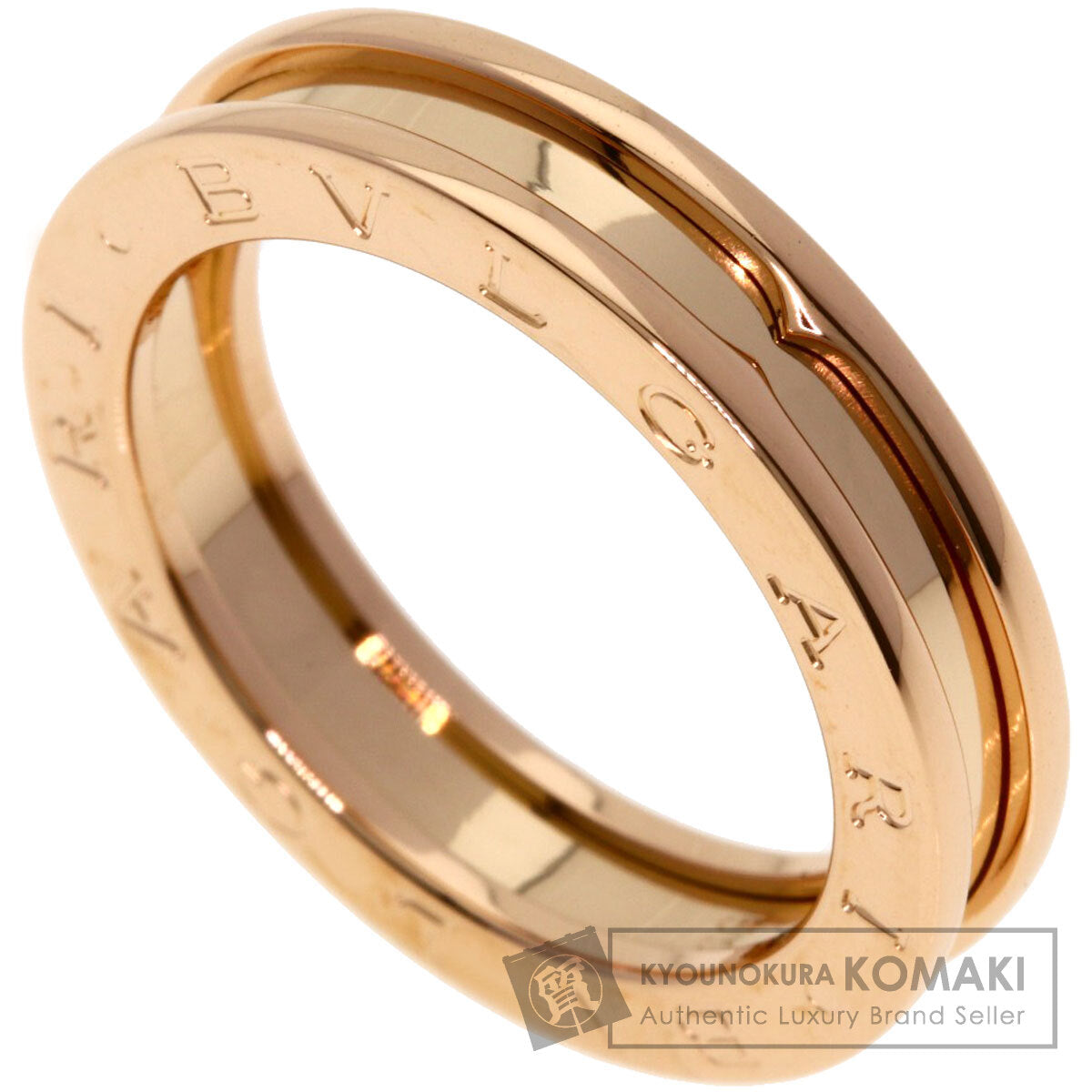 BVLGARI B.zero1 1 band #59 Ring K18 Pink Gold Ladies [Used]