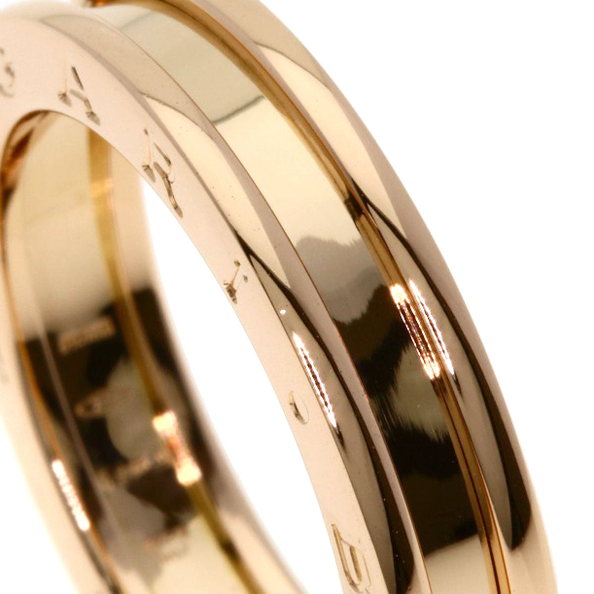 BVLGARI B.zero1 1 band #59 Ring K18 Pink Gold Ladies [Used]