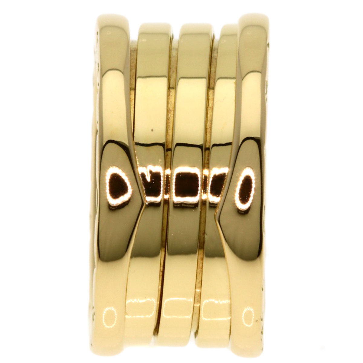 BVLGARI B.zero1 4 band #51 Ring K18 Yellow Gold Ladies [Used]