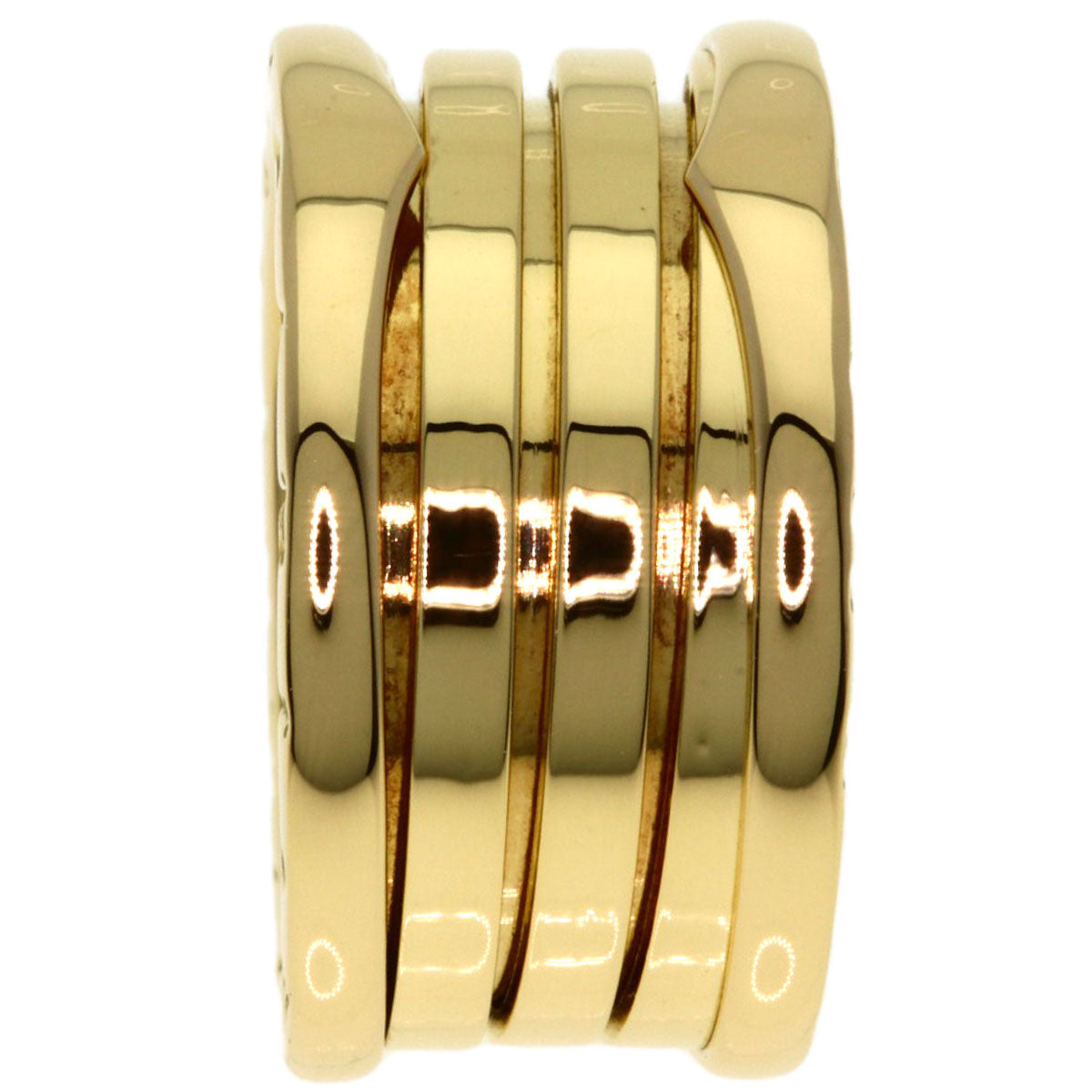 BVLGARI B.zero1 4 band #51 Ring K18 Yellow Gold Ladies [Used]