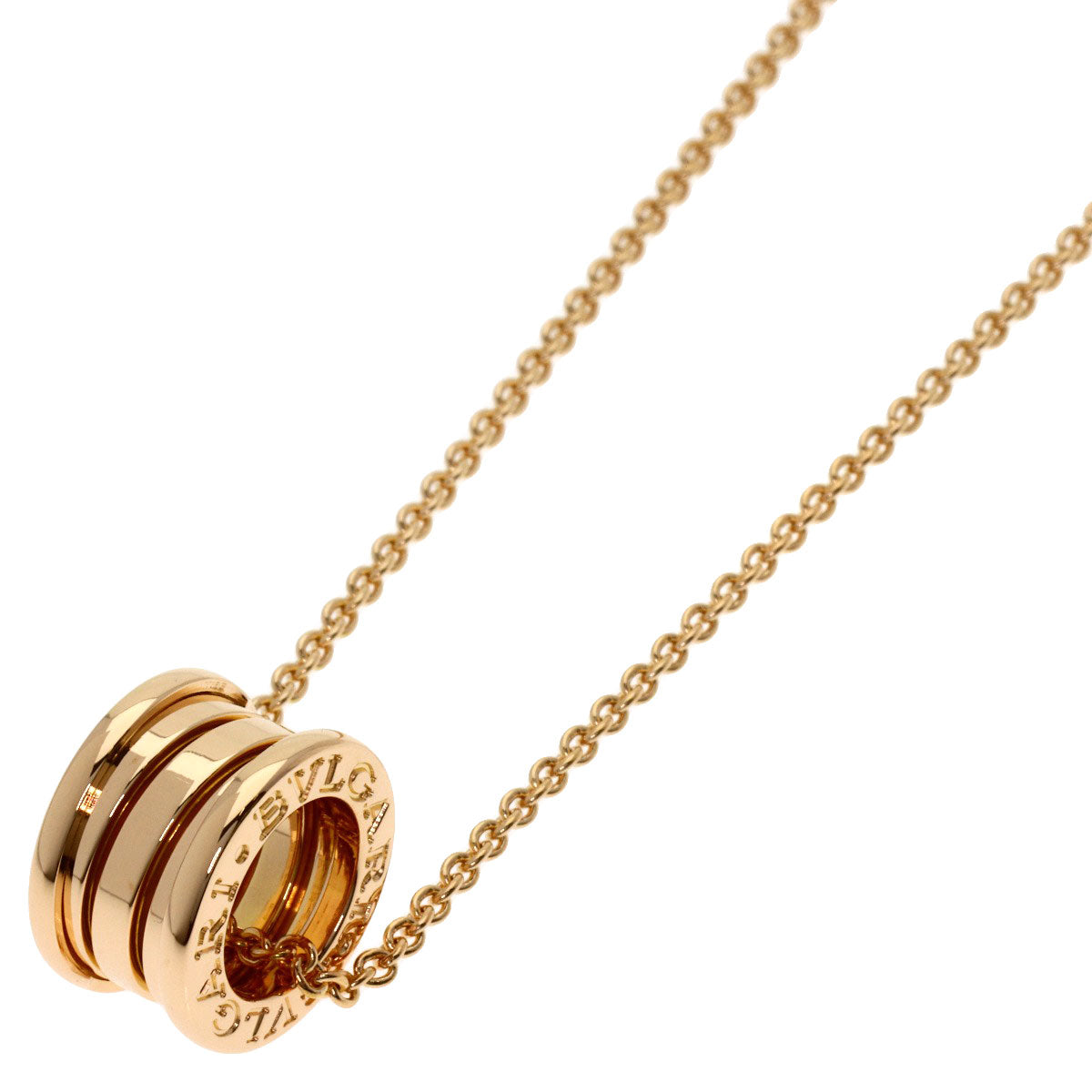BVLGARI B.zero1 Necklace K18 Pink Gold Ladies [Used]