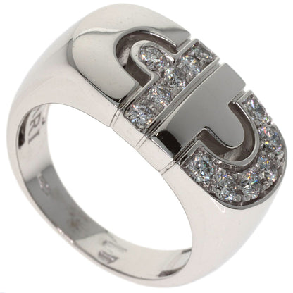 BVLGARI Parentesi Diamond Ring K18 White Gold Ladies [Used]