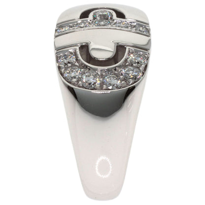 BVLGARI Parentesi Diamond Ring K18 White Gold Ladies [Used]