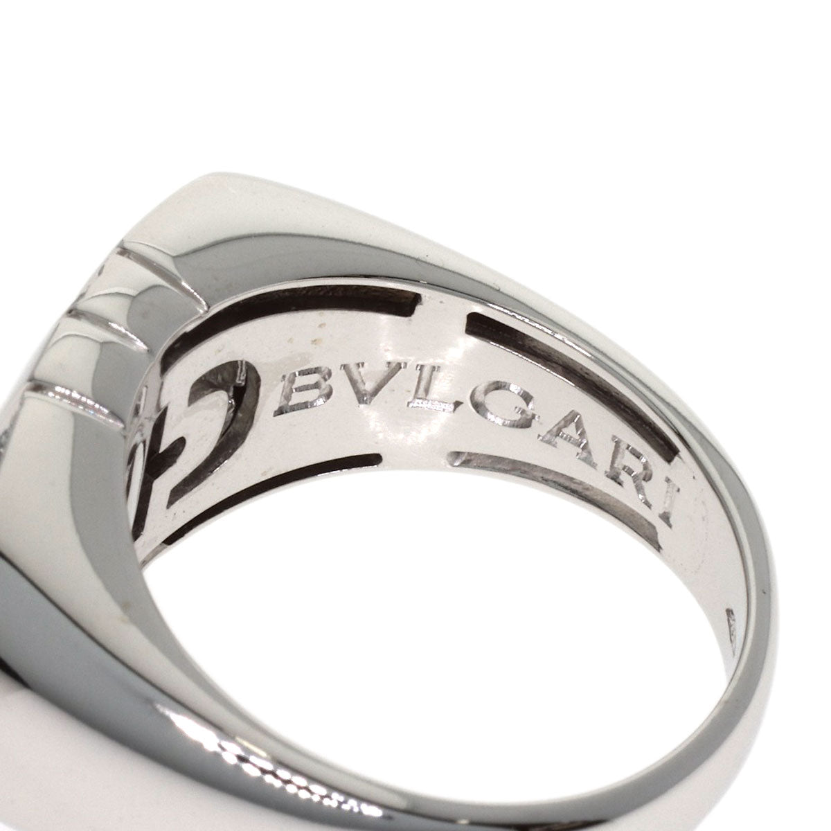 BVLGARI Parentesi Diamond Ring K18 White Gold Ladies [Used]