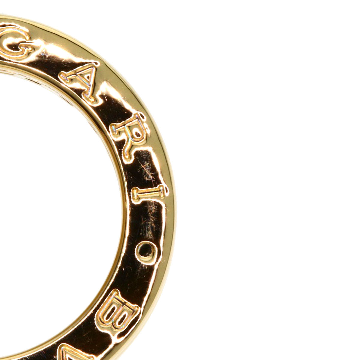 BVLGARI B.zero1 1 band Peridot #48 Ring K18 Yellow Gold Ladies [Used]