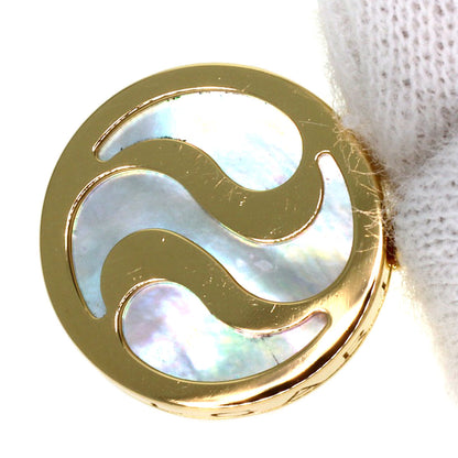 BVLGARI Optical Shell Pendant top K18 Yellow Gold Ladies [Used]