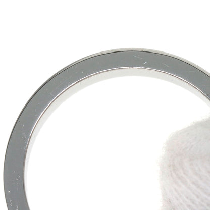 BVLGARI Double logo 1P Diamond Ring K18 White Gold Ladies [Used]