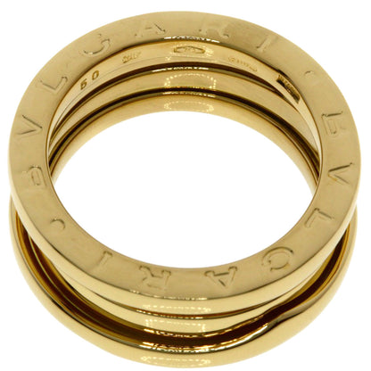 BVLGARI B.zero1 2 band #50 Ring K18 Yellow Gold Ladies [Used]