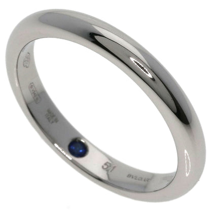 BVLGARI Wedding Inner Sapphire #51 Ring Platinum PT950 Ladies [Used]