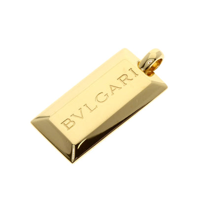 BVLGARI ingot Pendant top K18 Yellow Gold Ladies [Used]