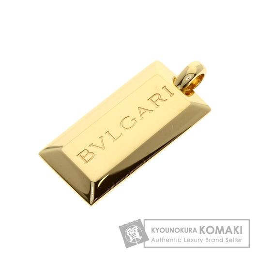 BVLGARI ingot Pendant top K18 Yellow Gold Ladies [Used]
