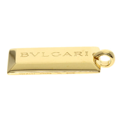 BVLGARI ingot Pendant top K18 Yellow Gold Ladies [Used]
