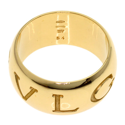 BVLGARI Monologo #54 Ring K18 Yellow Gold Ladies [Used]