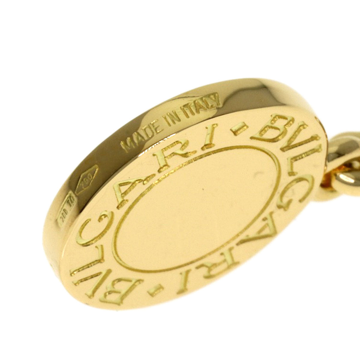 BVLGARI BVLGARI BVLGARI Onyx Pendant top K18 Yellow Gold Ladies [Used]