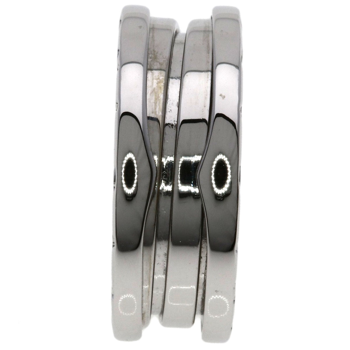 BVLGARI B.zero1 2 band #53 Ring K18 White Gold Ladies [Used]