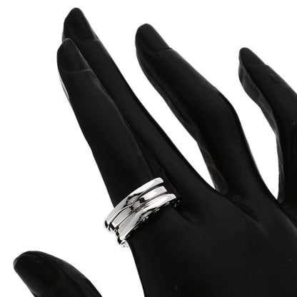 BVLGARI B.zero1 2 band #53 Ring K18 White Gold Ladies [Used]