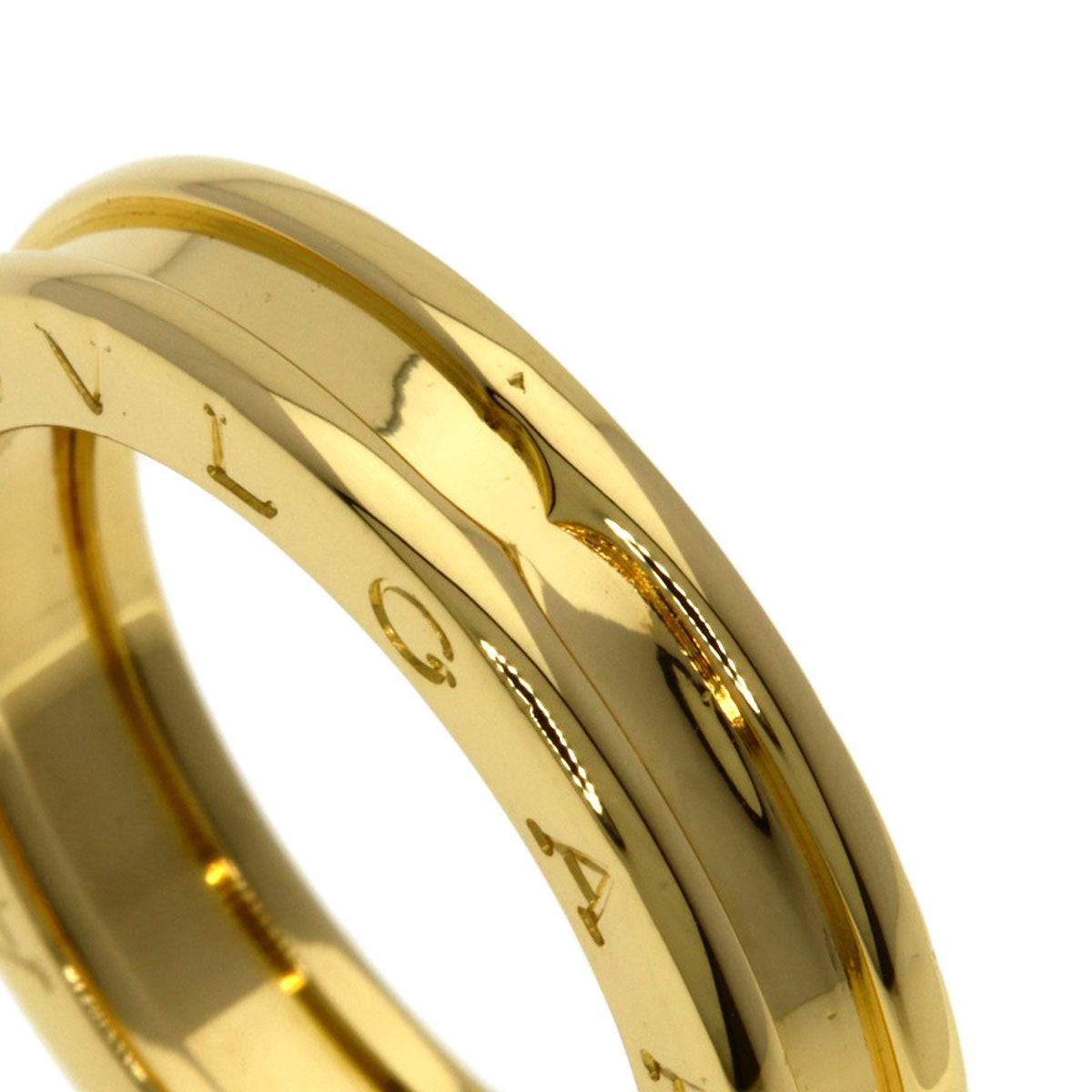 BVLGARI B.zero1 1 band #55 Ring K18 Yellow Gold Ladies [Used]