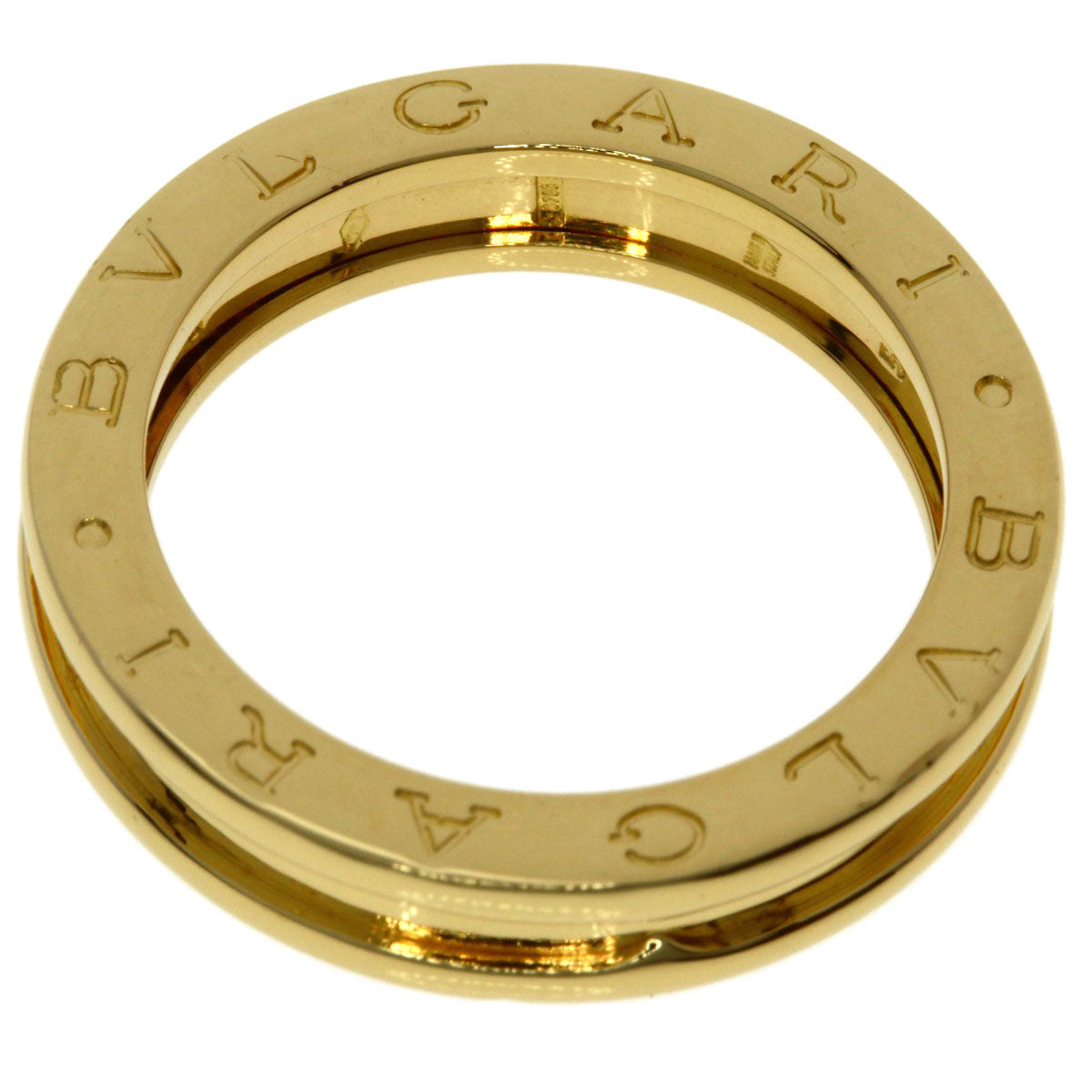 BVLGARI B.zero1 1 band #55 Ring K18 Yellow Gold Ladies [Used]