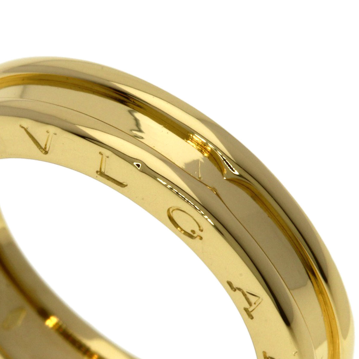 BVLGARI B.zero1 1 band #55 Ring K18 Yellow Gold Ladies [Used]