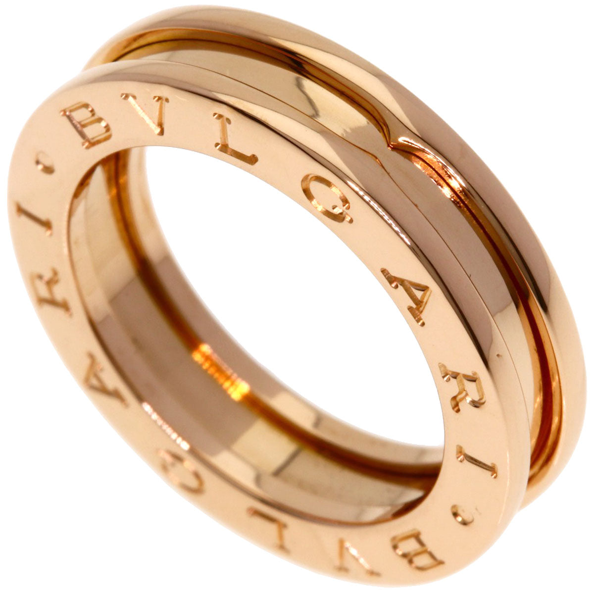 BVLGARI B.zero1 1 band #50 Ring K18 Pink Gold Ladies [Used]
