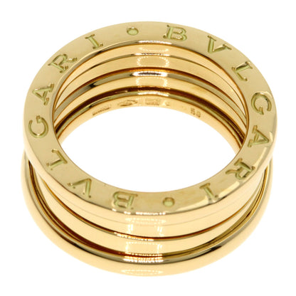 BVLGARI B.zero1 2 band #50 Ring K18 Yellow Gold Ladies [Used]