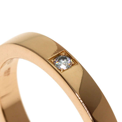 BVLGARI Marie Me 1P Diamond Ring K18 Pink Gold Ladies [Used]