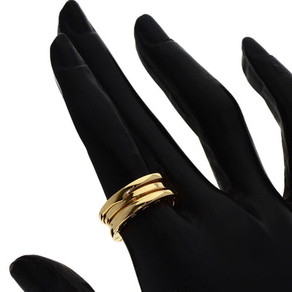 BVLGARI B.zero1 2 Band #51 Ring K18 Yellow Gold Ladies [Used]