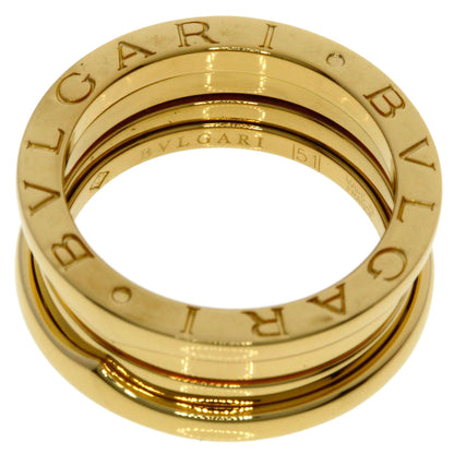 BVLGARI B.zero1 2 Band #51 Ring K18 Yellow Gold Ladies [Used]