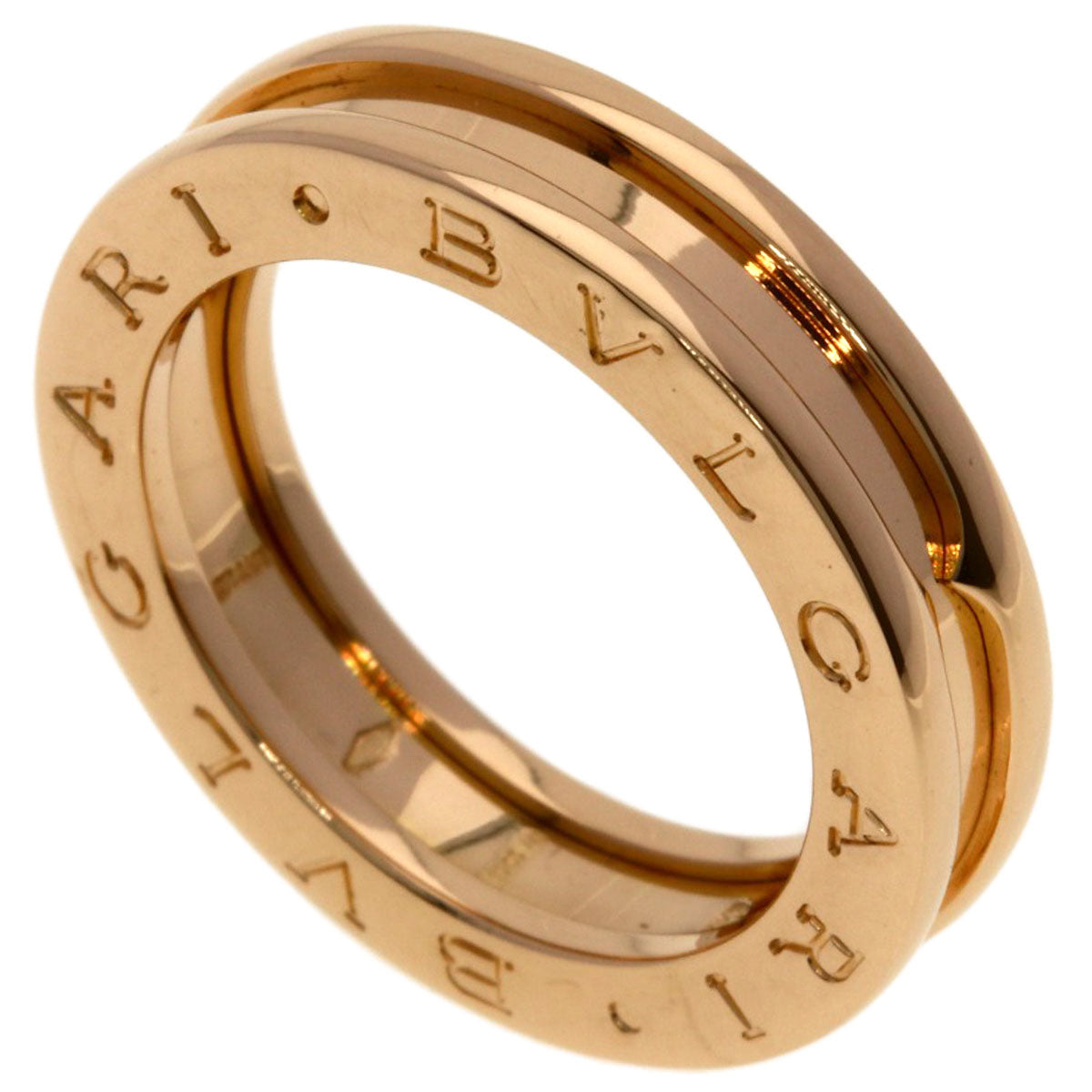 BVLGARI B.zero1 1 band #52 Ring K18 Pink Gold Ladies [Used]