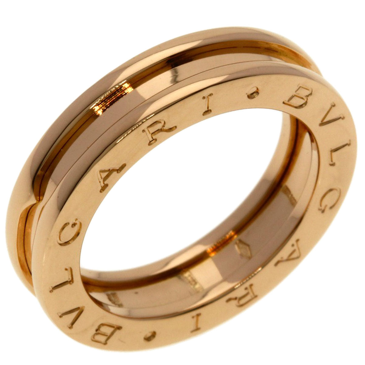 BVLGARI B.zero1 1 band #52 Ring K18 Pink Gold Ladies [Used]