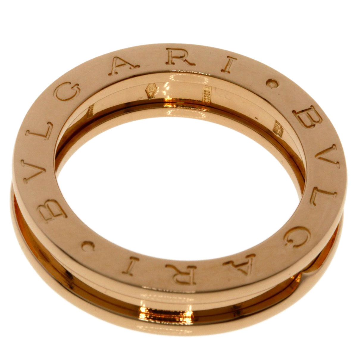 BVLGARI B.zero1 1 band #52 Ring K18 Pink Gold Ladies [Used]