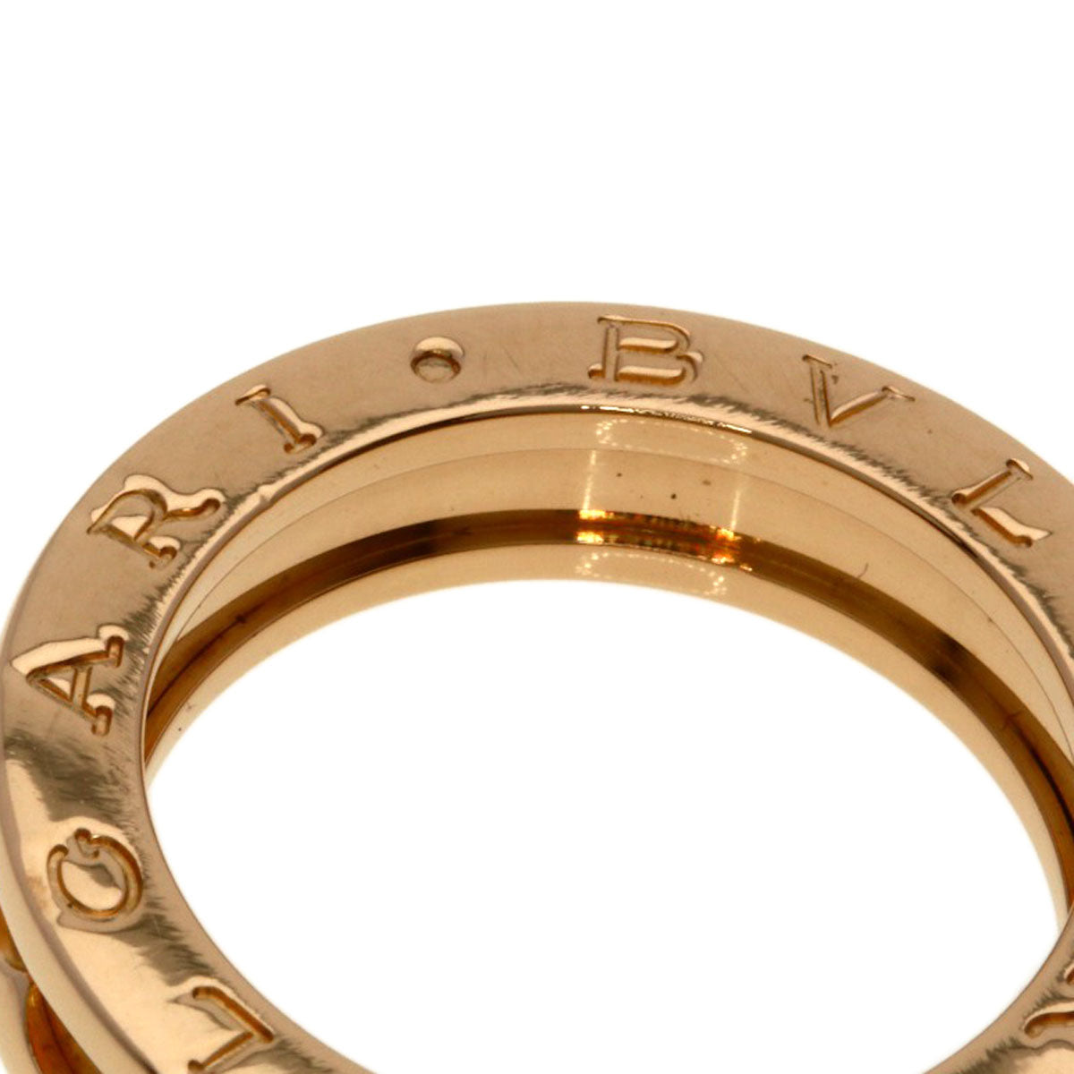 BVLGARI B.zero1 1 band #52 Ring K18 Pink Gold Ladies [Used]