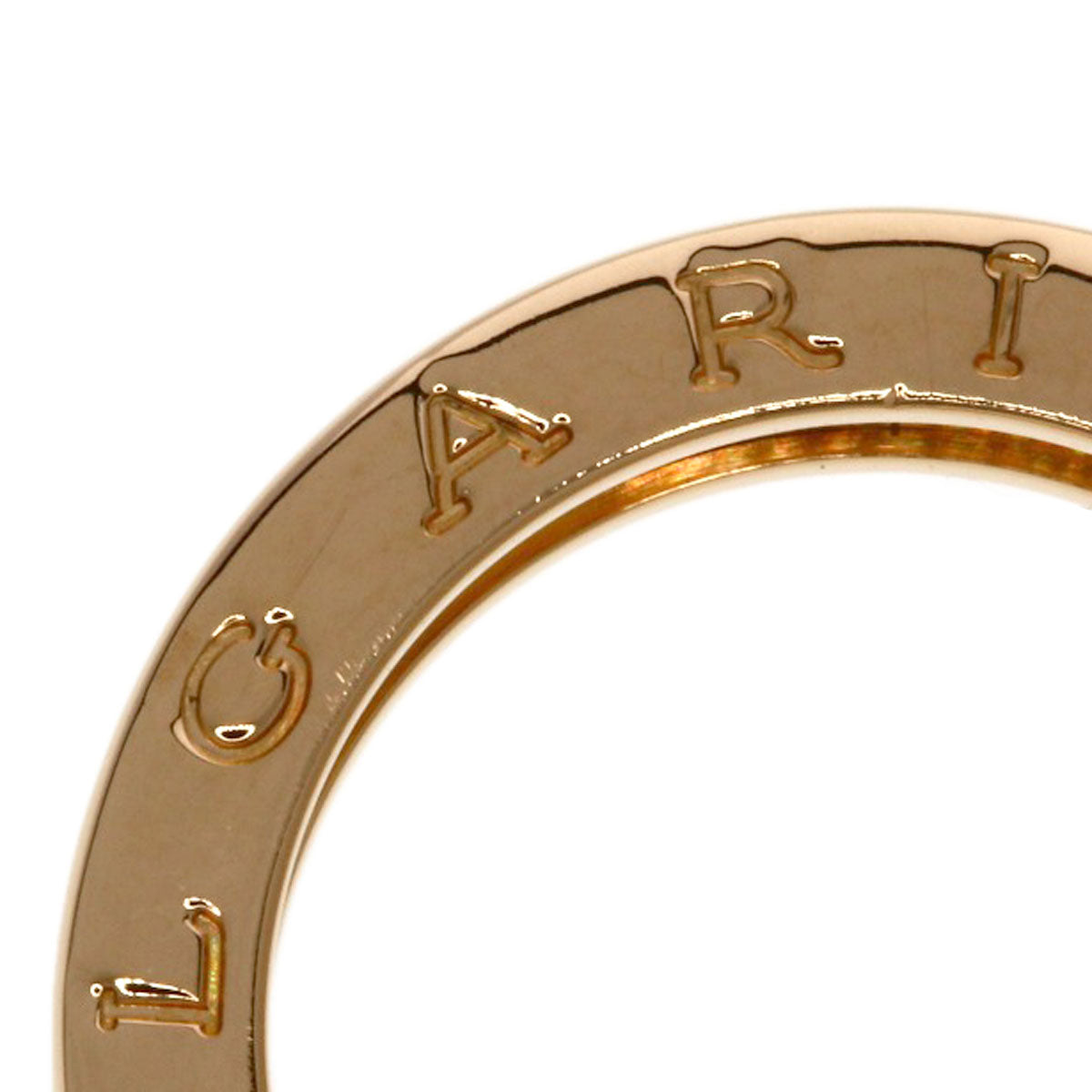 BVLGARI B.zero1 1 band #52 Ring K18 Pink Gold Ladies [Used]