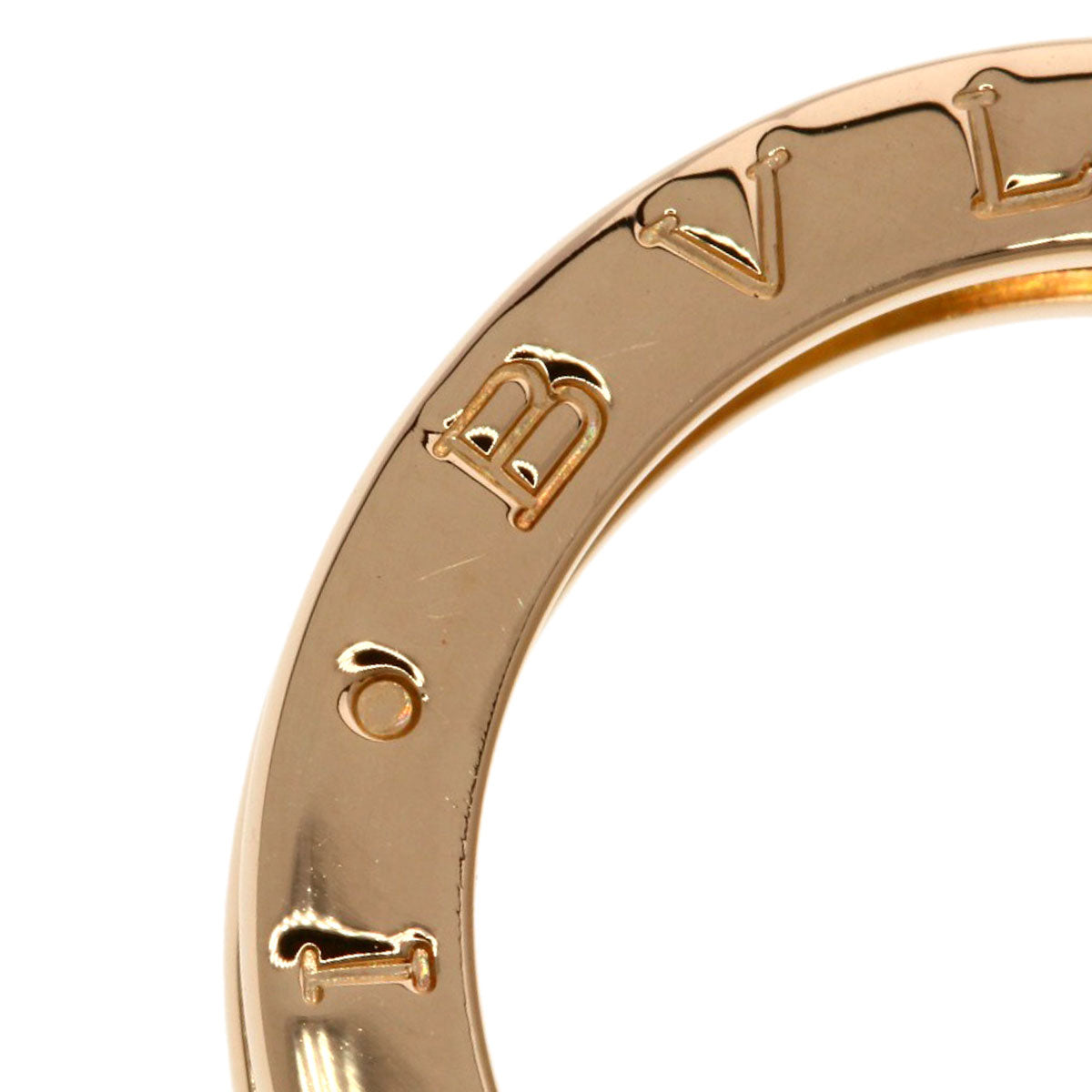 BVLGARI B.zero1 1 band #52 Ring K18 Pink Gold Ladies [Used]
