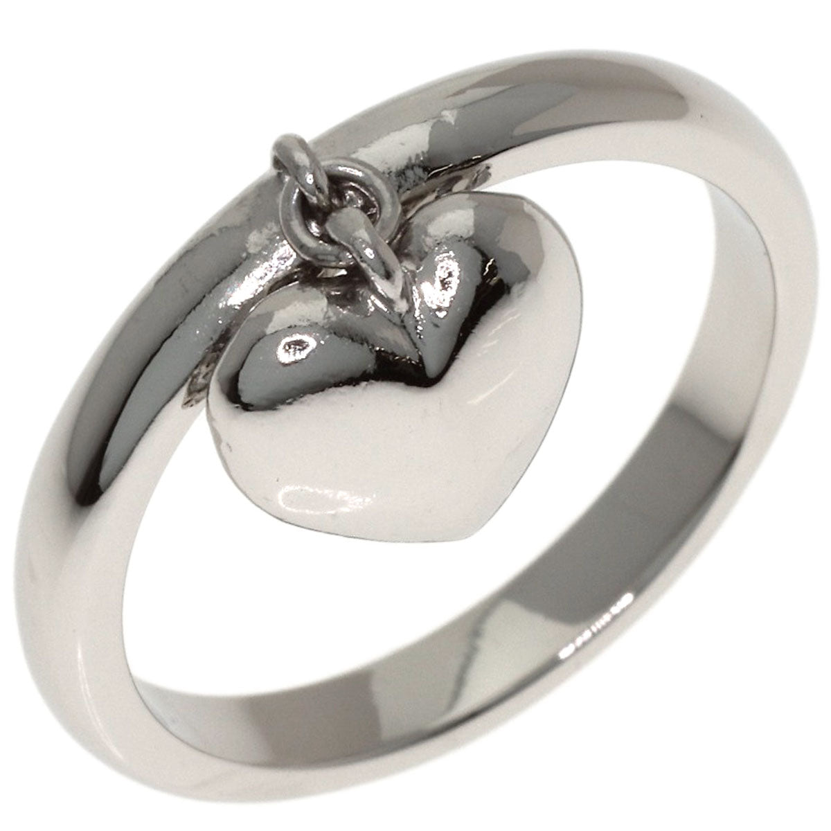 TIFFANY&Co. Sentimental Heart Diamond Ring Platinum PT950 Ladies [Used]