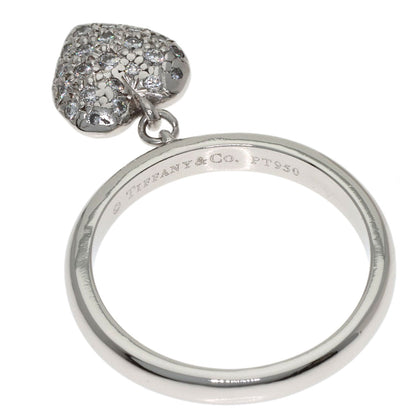TIFFANY&Co. Sentimental Heart Diamond Ring Platinum PT950 Ladies [Used]