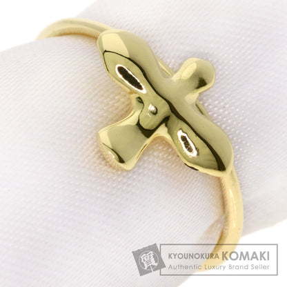 TIFFANY&Co. Bird cross Ring K18 Yellow Gold Ladies [Used]