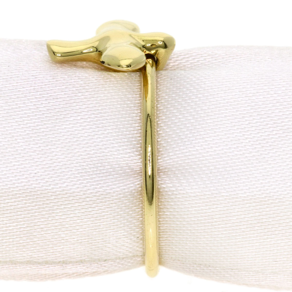 TIFFANY&Co. Bird cross Ring K18 Yellow Gold Ladies [Used]