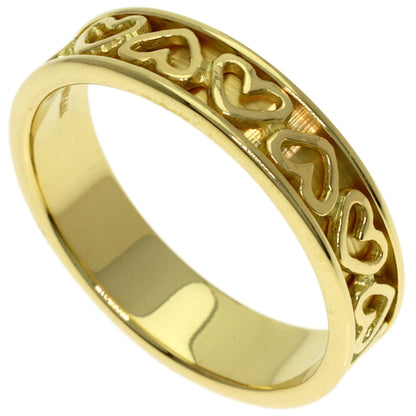 TIFFANY&Co. Cutout Heart Ring K18 Yellow Gold Ladies [Used]
