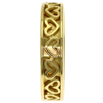 TIFFANY&Co. Cutout Heart Ring K18 Yellow Gold Ladies [Used]